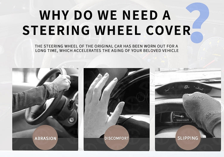 Napa Nappa Leather Steering Wheel Cover