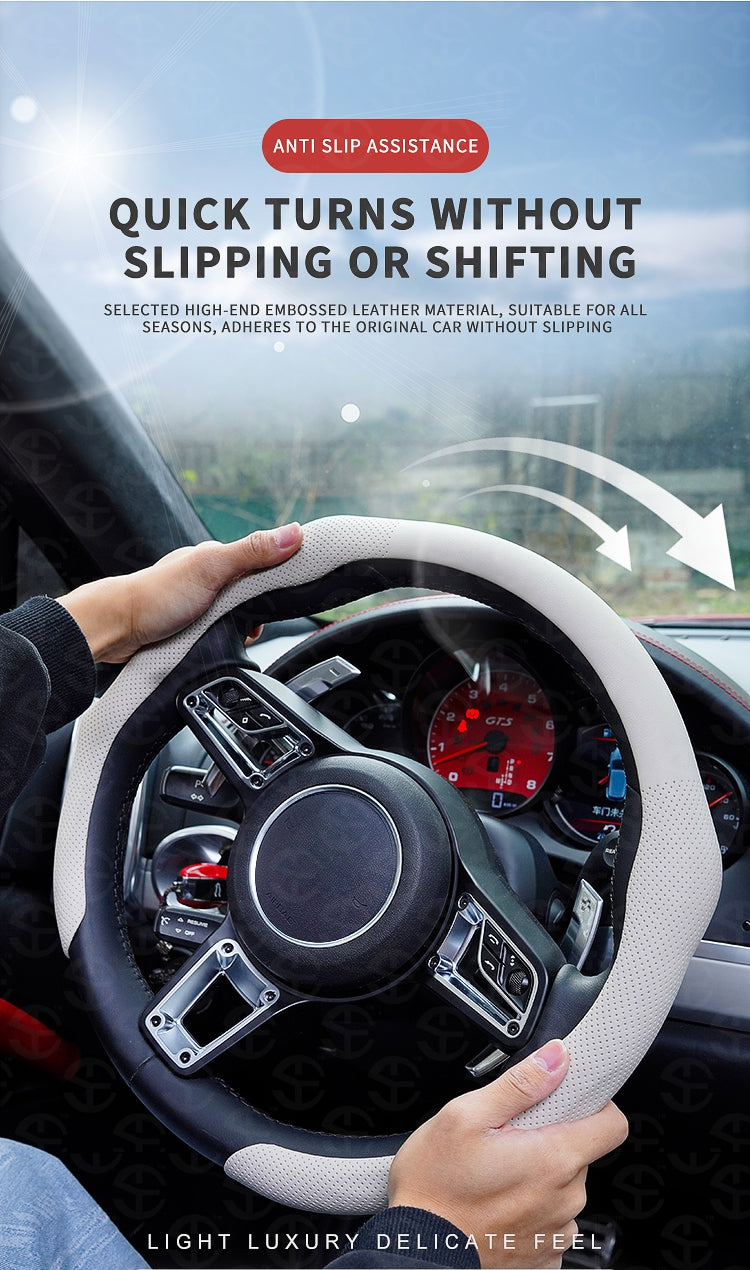 Napa Nappa Leather Steering Wheel Cover