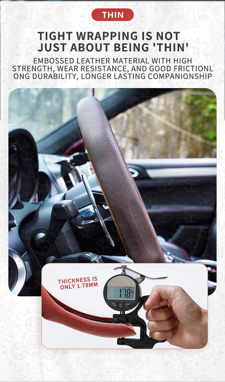 Napa Nappa Leather Steering Wheel Cover