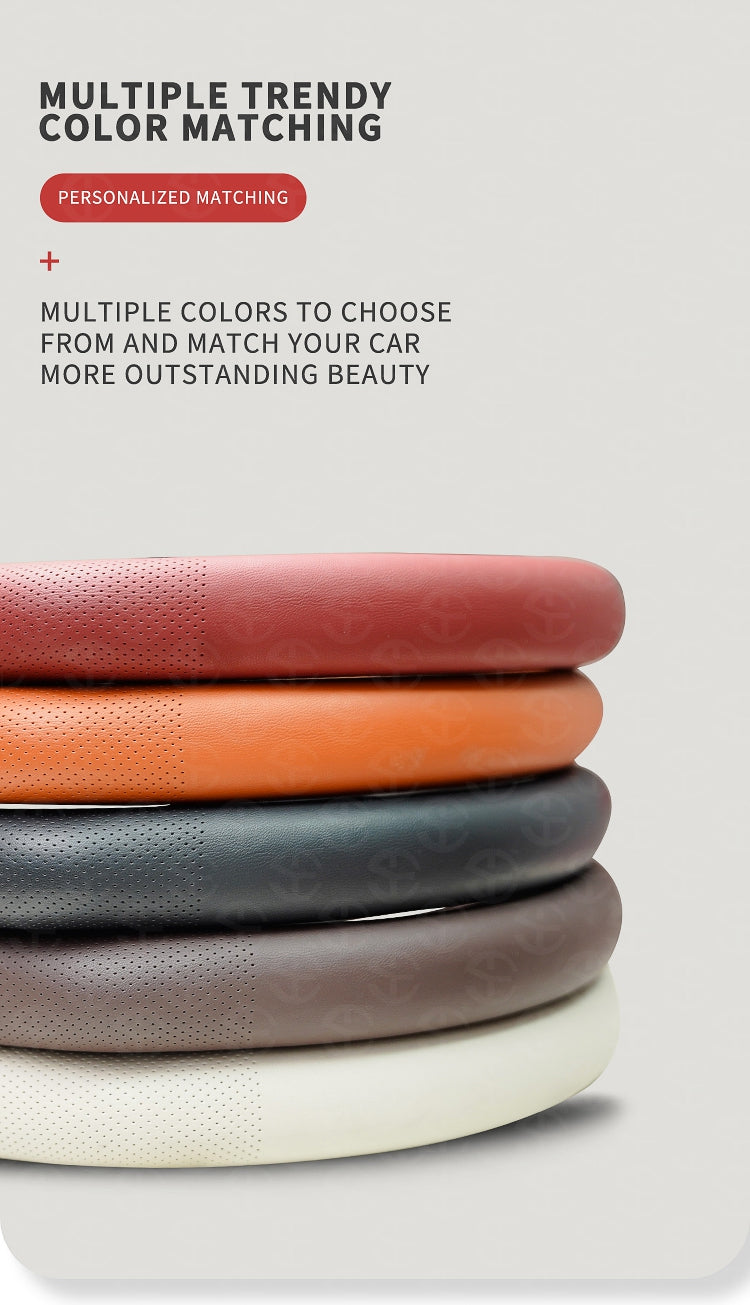 Napa Nappa Leather Steering Wheel Cover