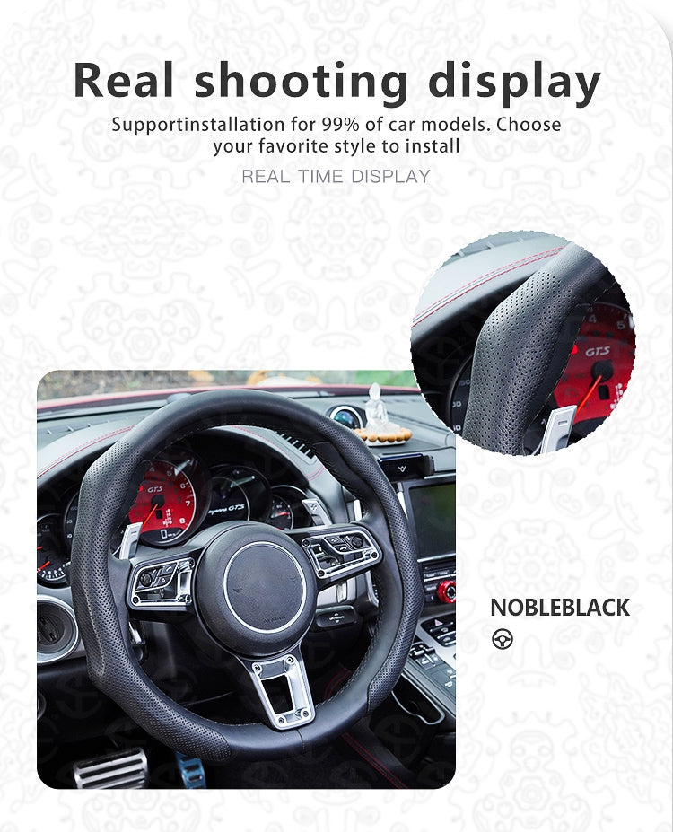 Napa Nappa Leather Steering Wheel Cover