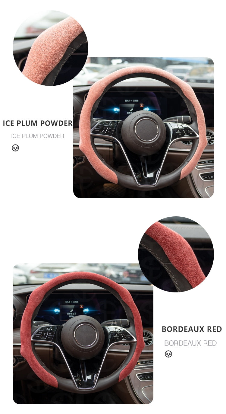 New Alcantara leather Car Steering Wheel Cover