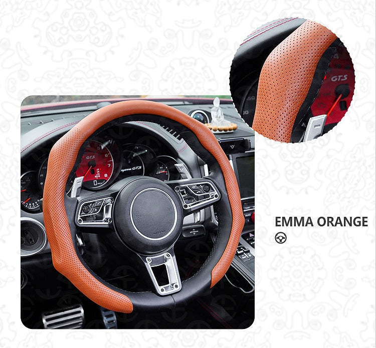 Napa Nappa Leather Steering Wheel Cover