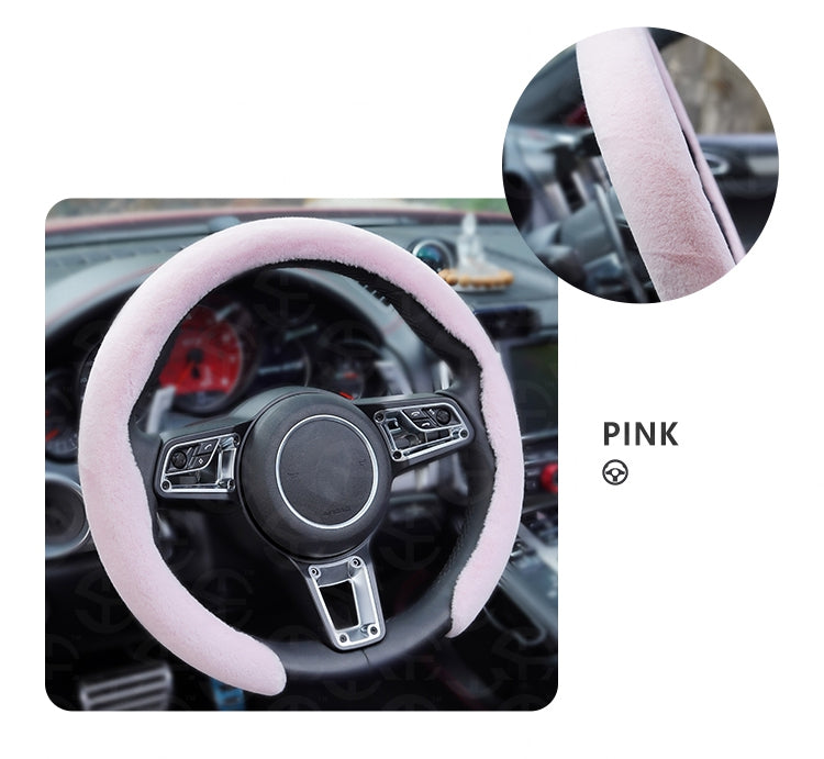 New Upgrade Plush Steering Wheel Cover