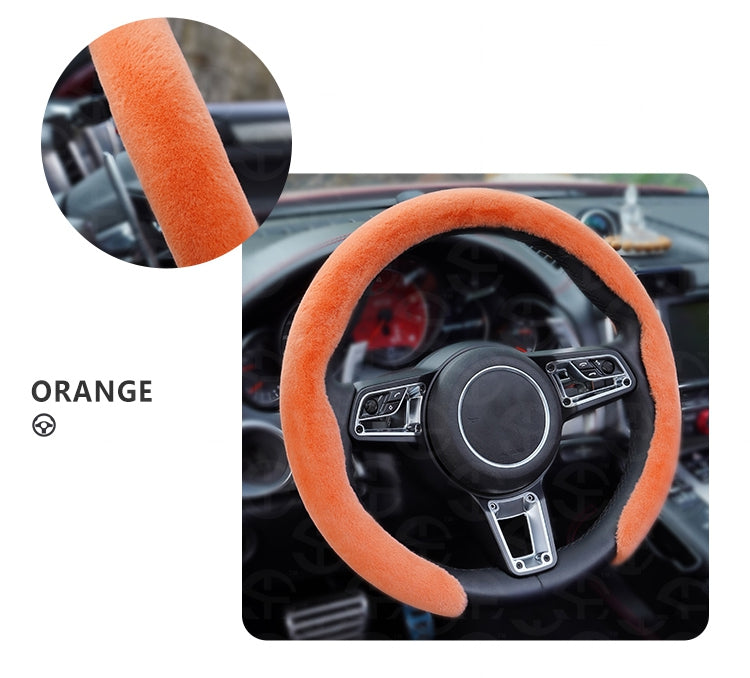 New Upgrade Plush Steering Wheel Cover