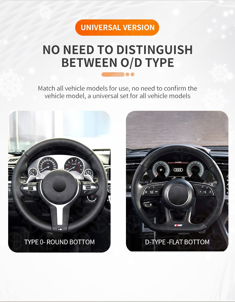 New Upgrade Plush Steering Wheel Cover