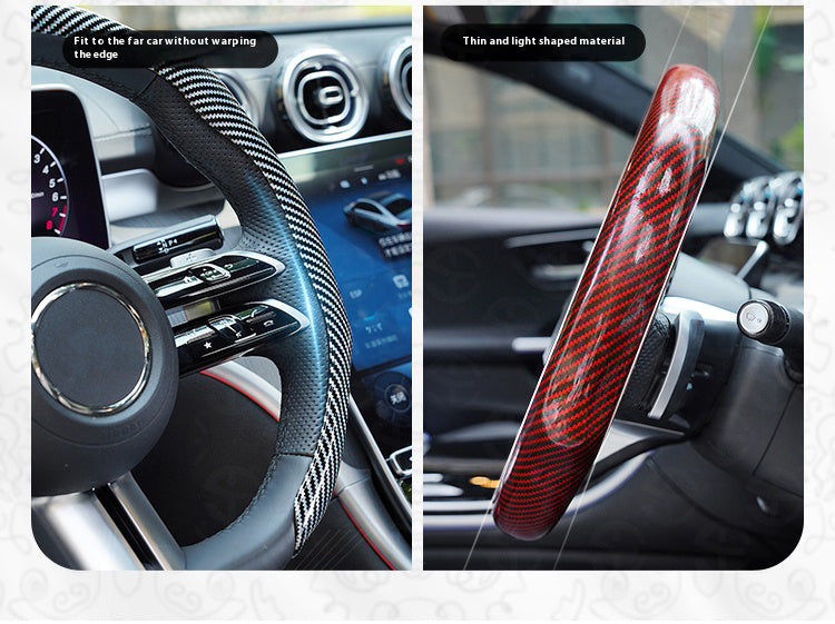 Laser Carbon Fiber Pattern steering wheel cover