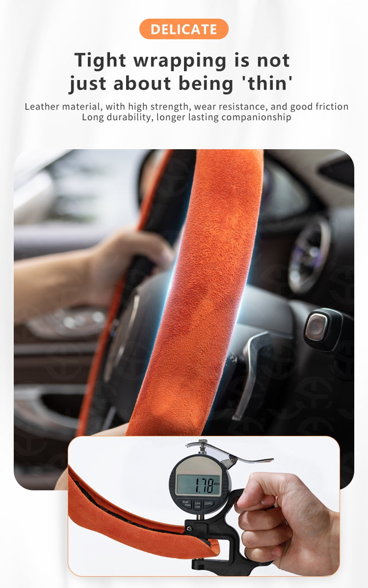 New Alcantara leather Car Steering Wheel Cover