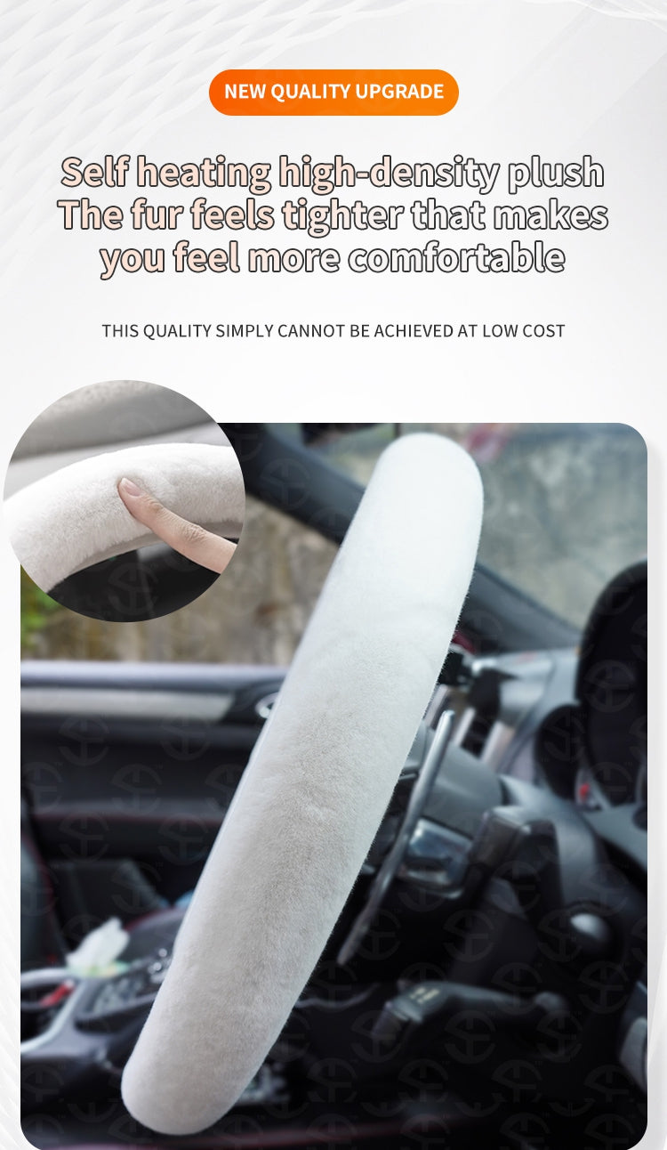 New Upgrade Plush Steering Wheel Cover