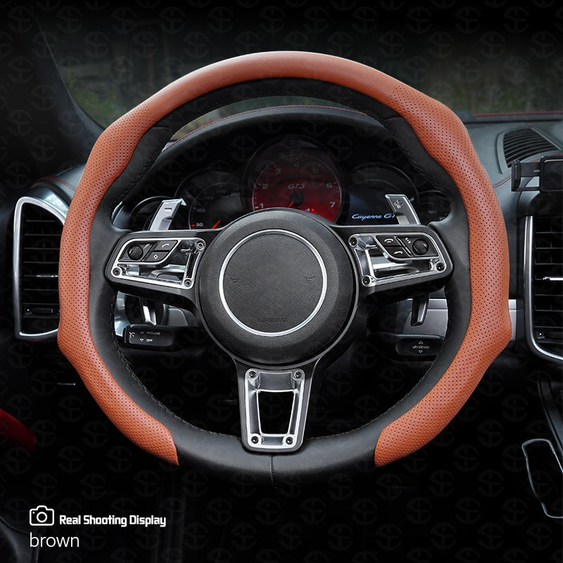 Napa Nappa Leather Steering Wheel Cover