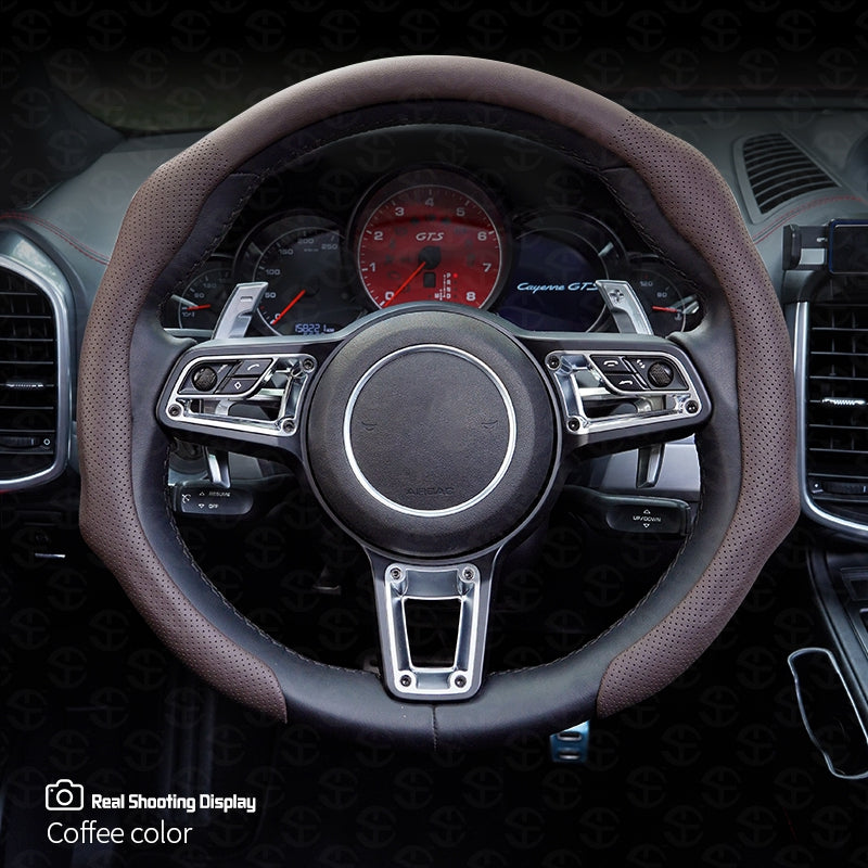 Napa Nappa Leather Steering Wheel Cover