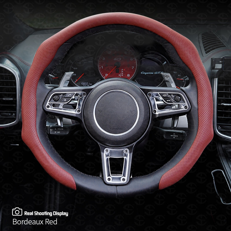 Napa Nappa Leather Steering Wheel Cover