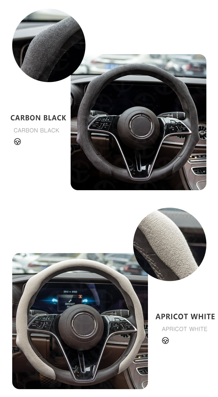 New Alcantara leather Car Steering Wheel Cover