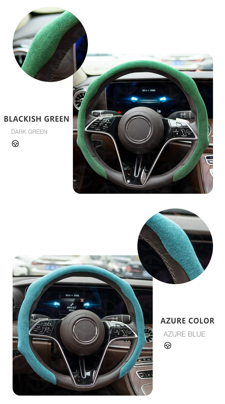 New Alcantara leather Car Steering Wheel Cover