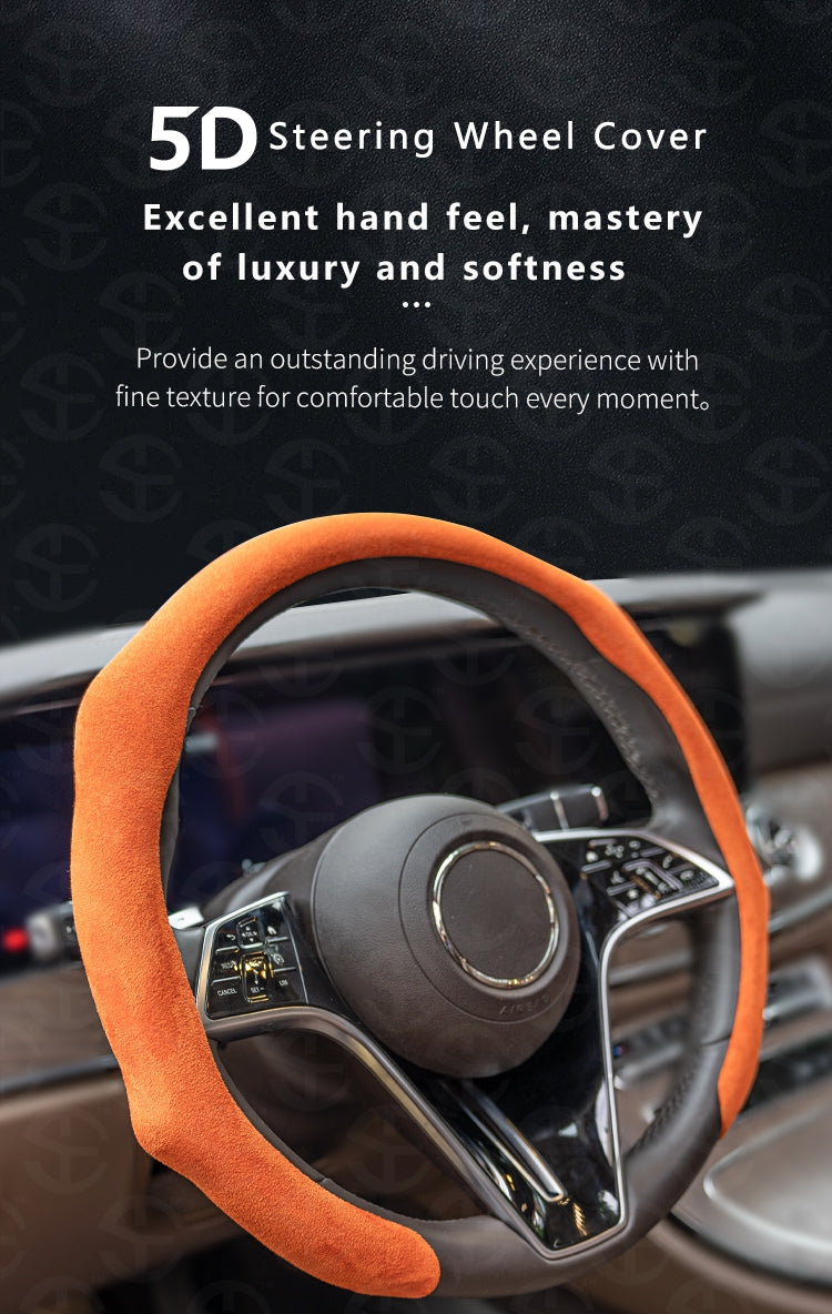 New Alcantara leather Car Steering Wheel Cover