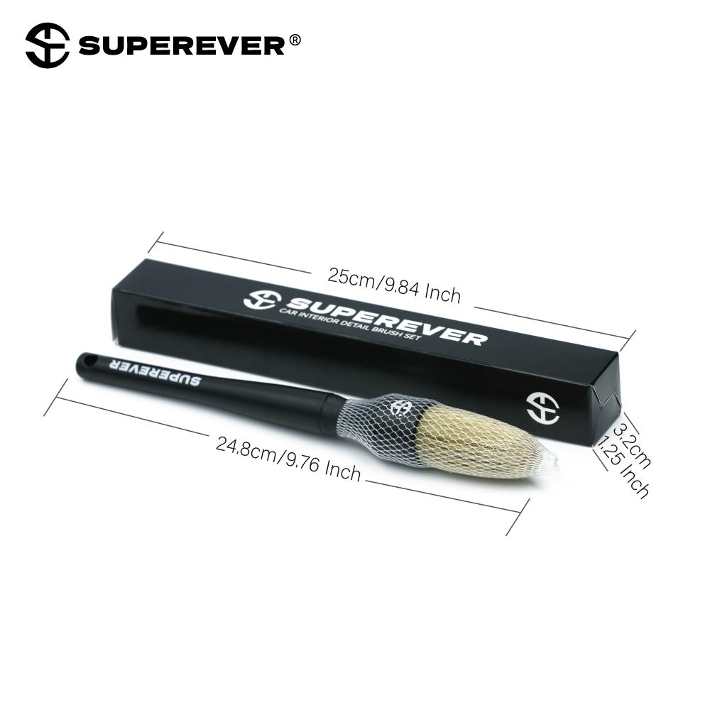 SUPEREVER Car Interior Detailing Brush – Soft Bristle Cleaning Brush