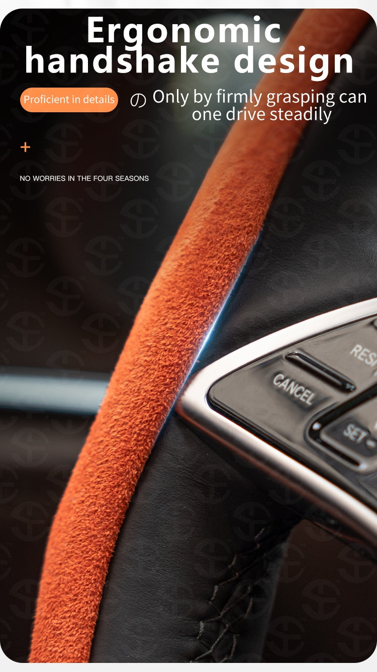 New Alcantara leather Car Steering Wheel Cover