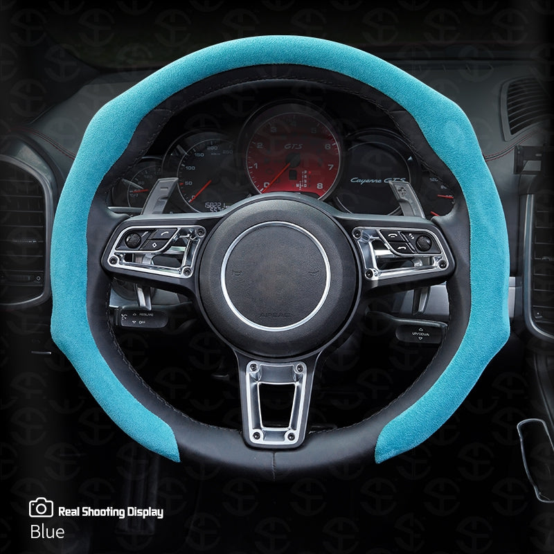 New Alcantara leather Car Steering Wheel Cover
