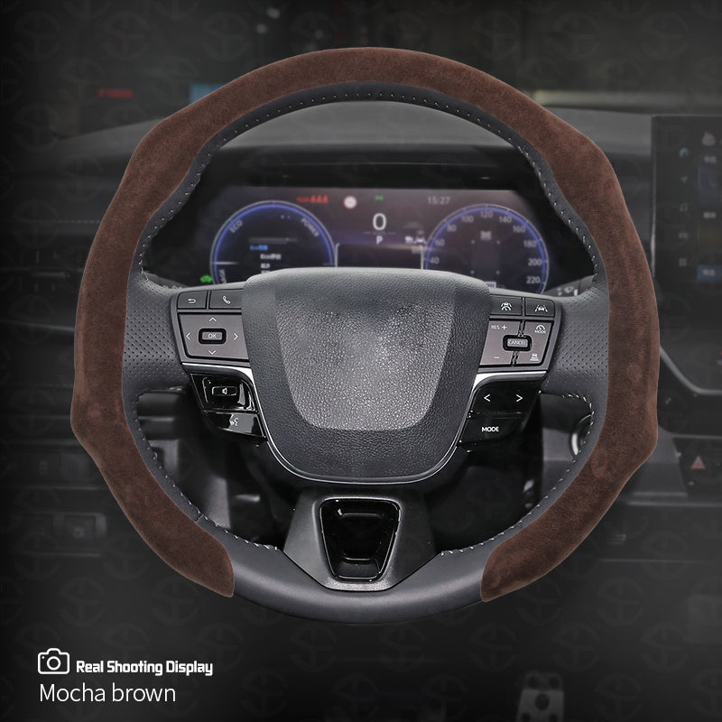 New Alcantara leather Car Steering Wheel Cover