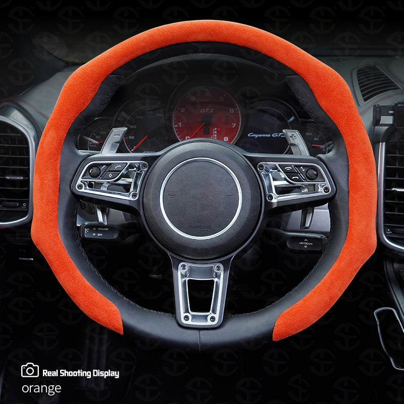 New Alcantara leather Car Steering Wheel Cover
