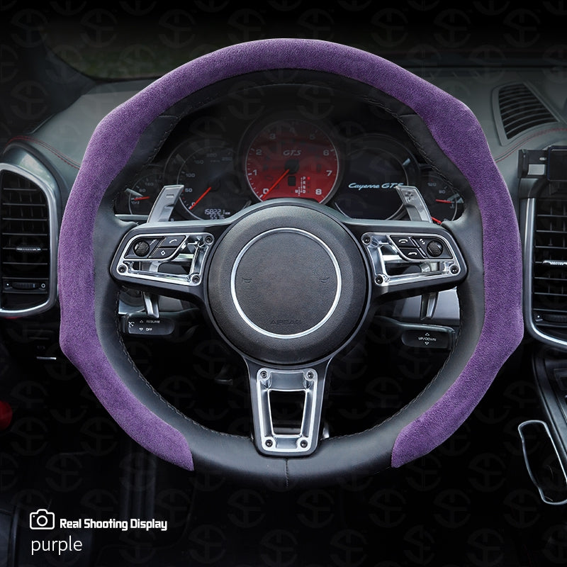 New Alcantara leather Car Steering Wheel Cover