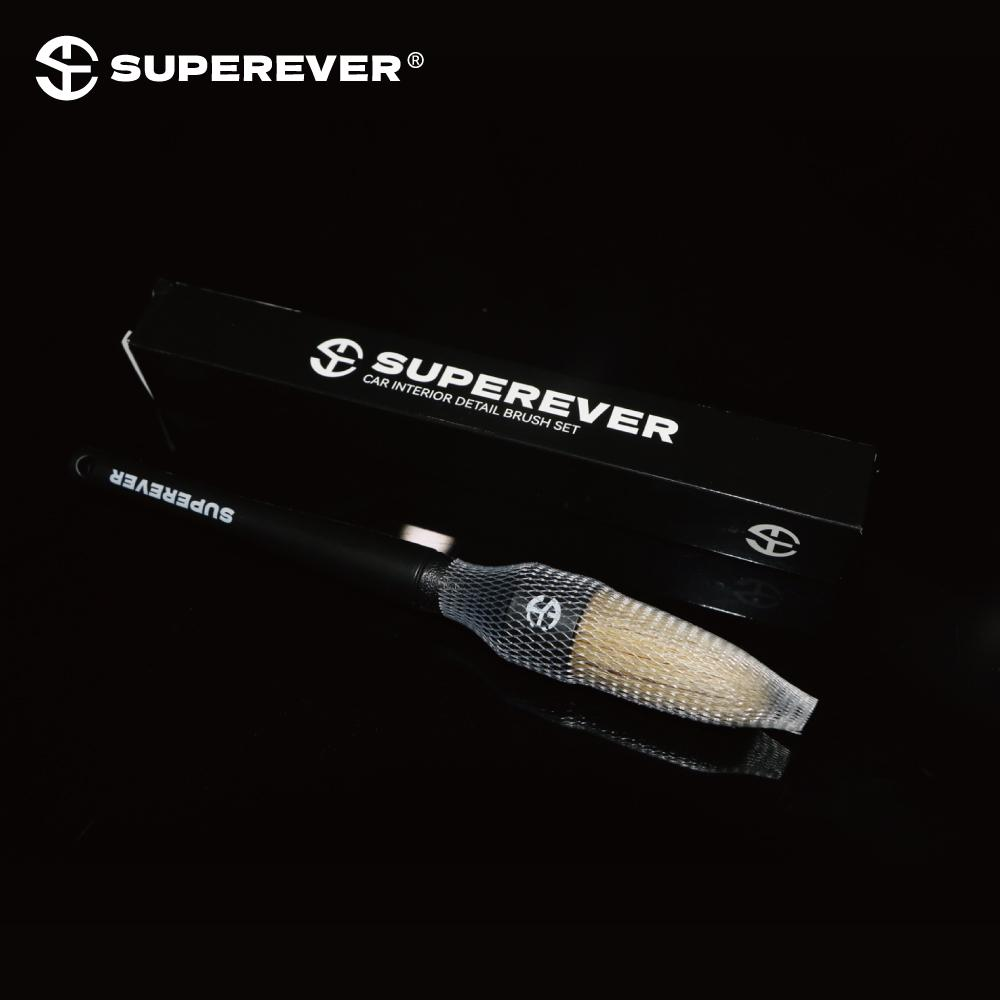 SUPEREVER Car Interior Detailing Brush – Soft Bristle Cleaning Brush